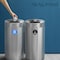 Alpine Industries Trash Can, Satin Alum/Satin Alum, Stainless Steel/Plastic ALP475-27-R-T - alternate 5
